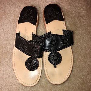 Jack Roger Black Sandals
